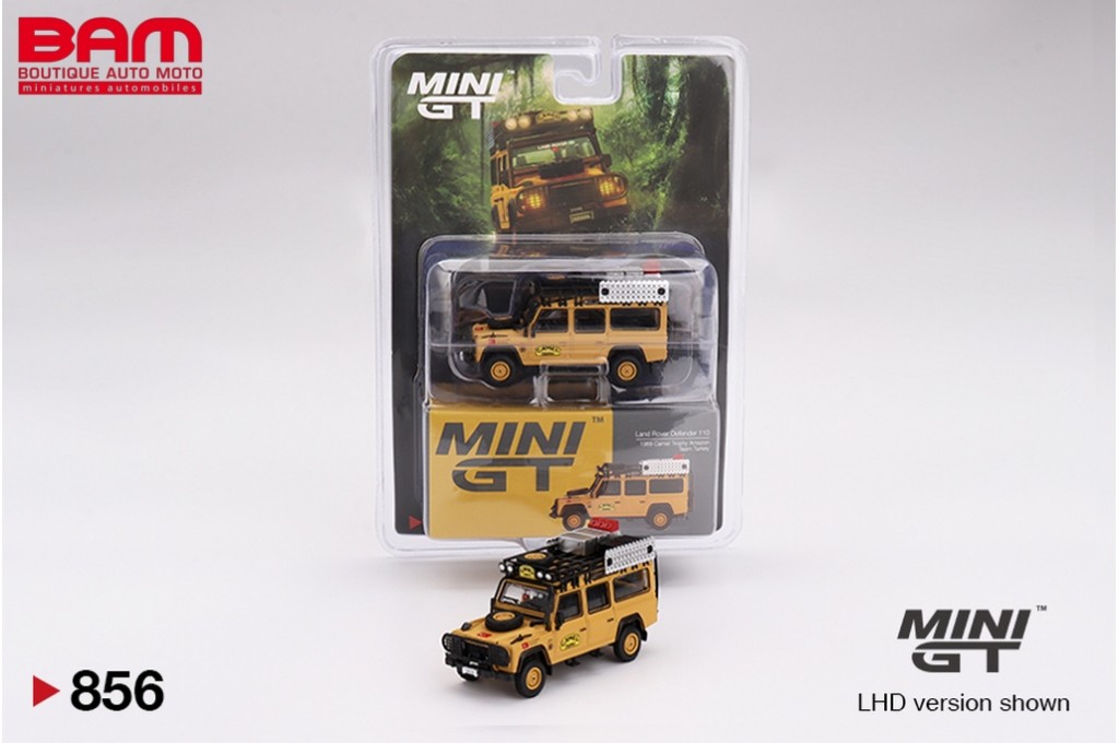 MINI GT MGT00856-BL LAND ROVER Defender 110 Camel Trophy Amazon