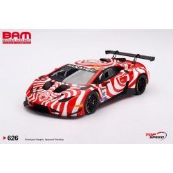 TOP SPEED TS0626 LAMBORGHINI Huracán GT3 EVO 2 N°93 Wall Racing Vainqueur Silver Cup 12ème 12H Bathurst 2024 (300ex.) 1/18