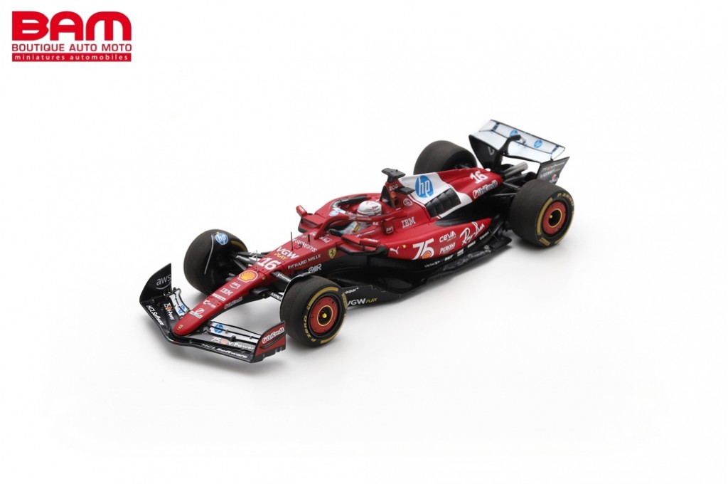 LOOKSMART LSF1075 FERRARI SF-25 2ème GP Monaco 2025 – Charles