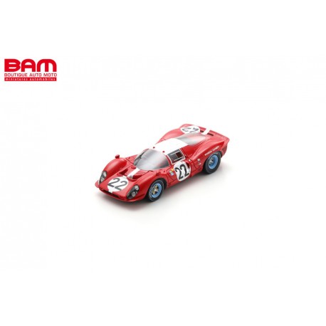 LOOKSMART LSLM157 FERRARI 412P N°22 24H Le Mans 1967 Jean Guichet - Herbert Müller 1/43