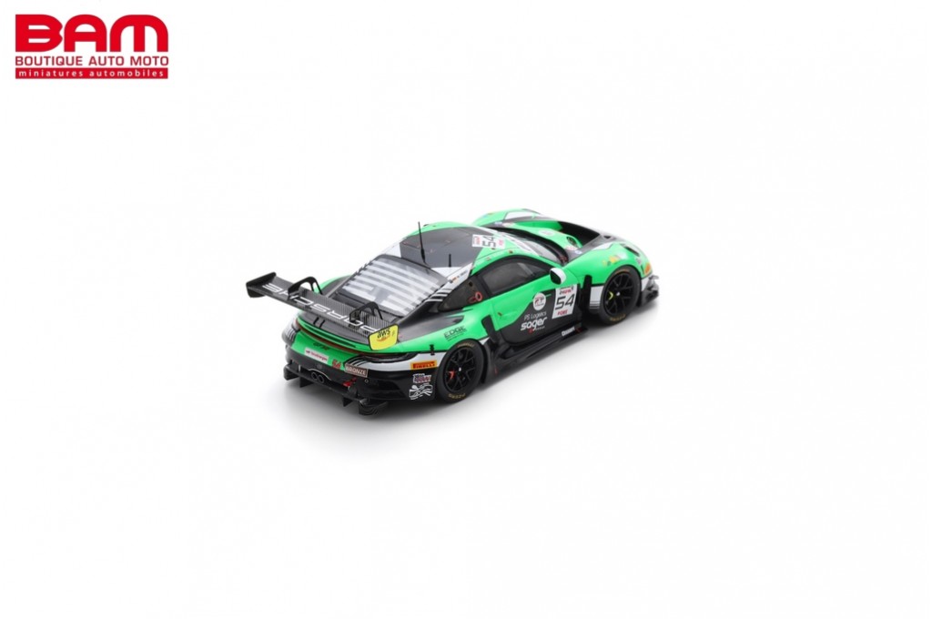 Miniature Spark 1:43 – Porsche 911 992 GT3 R N°54 – Spa 2024 (Sager, Moura, De Olivera)