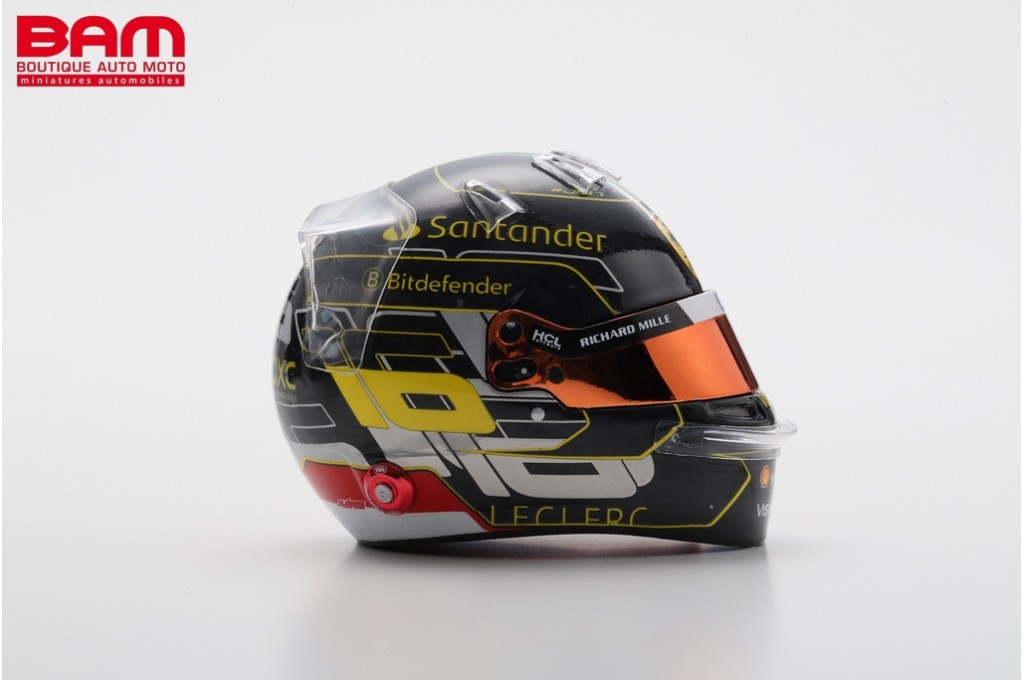 Casque Look Smart 1/5 Charles Leclerc 2024 - Ferrari Monza GP - Modèle Collection