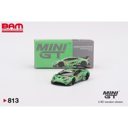 MINI GT MGT00813-L LAMBORGHINI Huracán GT3 EVO2 N°63 Iron Lynx IMSA 24H Daytona 2023 1/64