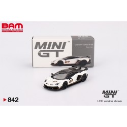MINI GT MGT00842-L LAMBORGHINI Aventador SVJ 63 Bianco Asopo 2022 1/64