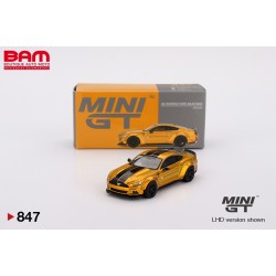 MINI GT MGT00847-L FORD MUSTANG LB-WORKS LB GOLD 2017 (1/64)