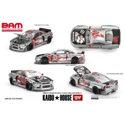MINI GT KHMG197 NISSAN Skyline GT-R (R34) Kaido Star Racing V1 1999 1/64