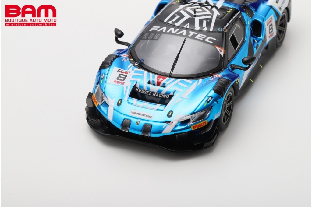 Ferrari 296 GT3 93 24 Heures de Spa Francorchamps 2024 Looksmart LSRC190 - Miniatures Autos Motos
