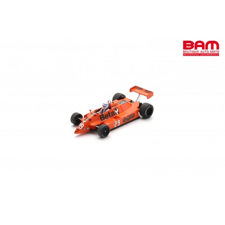 SPARK S4327 ARROWS A3 N°29 6ème GP Afrique du Sud 1981 Riccardo Patrese 1/43
