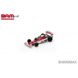 SPARK S7472 WILLIAMS FW06 N°49 Race of Champions 1979 Giacomo Agostini 1/43