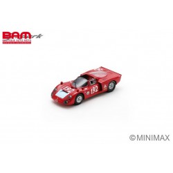 SPARK SI034 ALFA ROMEO T33-2 N°192 3ème Targa Florio 1968 L. Bianchi - M. Casoni (300ex,) 1/43