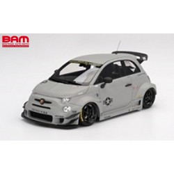 TOP SPEED TS0622 FIAT Abarth 595 LB-Works X Abas Works Fighters Solid Grey 2024 1/18