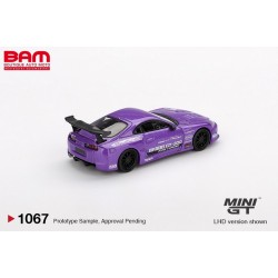 MINI GT MGT01067-L TOYOTA Supra MK4 (A80) GT-300 Top Secret Purple 2014 1/64
