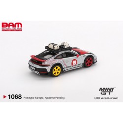 MINI GT MGT01068-L PORSCHE 911 (992) Dakar "Uncle Rally" 2024 1/64