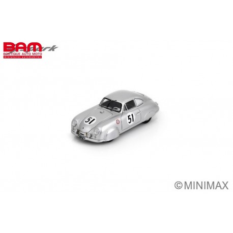 SPARK S9703 PORSCHE 356 N°51 24H Le Mans 1952 F. Huschke o Hanstein - P. Mueller 1/43
