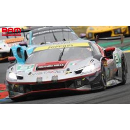 LOOKSMART LSLM193 FERRARI 296 LMGT3 N°21 VISTA AF CORSE 2ème LMGT3 class 24H Le Mans 2025 F. Heriau - S. Mann - A. Rovera 1/43