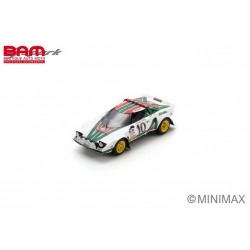SPARK 18S946 LANCIA Stratos N°10 Vainqueur Rallye Monte Carlo 1976 S. Munari - S. Maiga 1/18