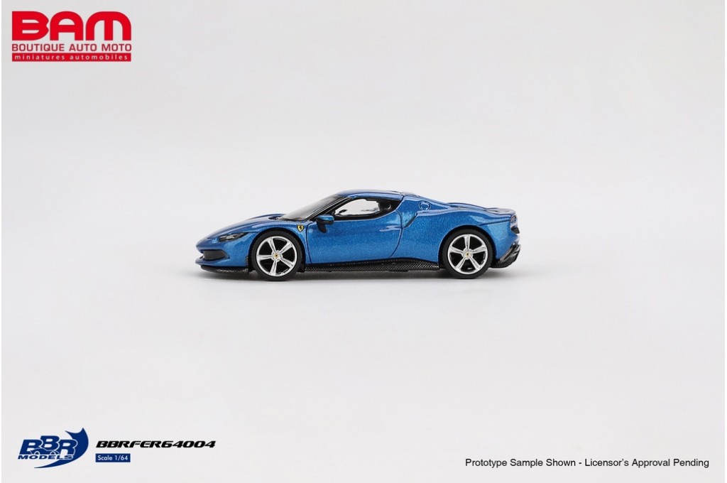 ÖN SATIŞ) Mini GT 1/64 BBR: Ferrari 296 GTB Nero Daytona BBRFER64003 Mini GT