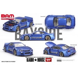 MINI GT KHMG158 NISSAN Skyline GT-R (R34) Kaido Works (V2 Aero) Shinjuku V2 1999 1/64