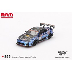 MINI GT MGT00855-BL NISSAN Silvia (S15) N°70 D-MAX Racing D1 Grand Prix 2023 (1/64)