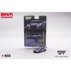 MINI GT MGT00859-BL NISSAN GT-R N°56 REALIZE NISSAN MECHANIC CHALLENGE - KONDO RACING GT300 SUPER GT 2023 1/64