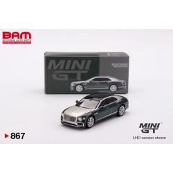 MINI GT MGT00867-L BENTLEY Flying Spur White Sand Verdant 2024 (1/64)