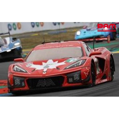 SPARK S9290 CORVETTE Z06 LMGT3.R N°13 AWA RACING 24H Le Mans 2025 O. Fidani - L. Kern - M. Bell 1/43