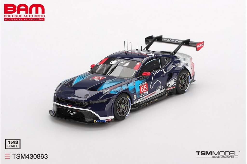 TRUESCALE TSM430863 FORD Mustang GT3 N°65 Ford Multimatic
