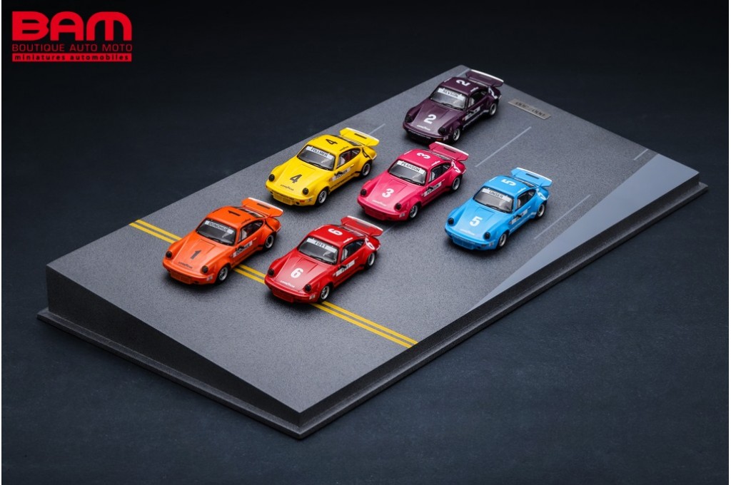 SPARK Porsche 911 Carrera 3.0 RS IROC Daytona 1974 SET 1/64