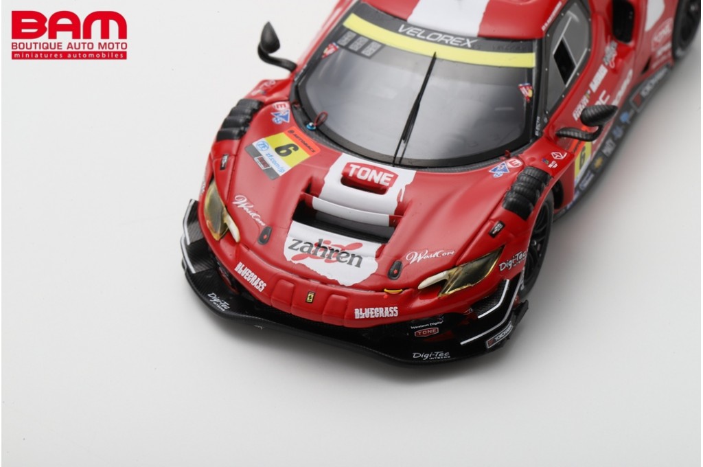 LOOKSMART LSRC184 FERRARI 296 N°6 UNI-ROBO BLUEGRASS Team LeMans