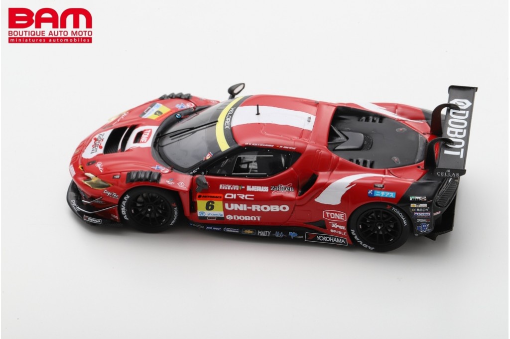 LOOKSMART LSRC184 FERRARI 296 N°6 UNI-ROBO BLUEGRASS Team LeMans