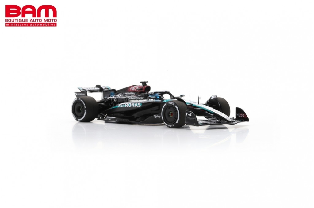 New in stock Spark Models 1/64th Mercedes AMG Petronas F1 W15 GP Singapore 2024 #44 Lewis Hamilton & #63 George Russell Twin Car Set. This is a special edition which is only