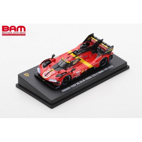 LOOKSMART LS64005LM FERRARI 499P N°50 FERRARI AF CORSE 5ème 24H Le Mans 2023 A. Fuoco - M. Molina - N. Nielsen 1/64