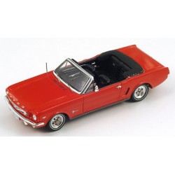 SPARK S2639 FORD Mustang Cabriolet 1966 Rouge