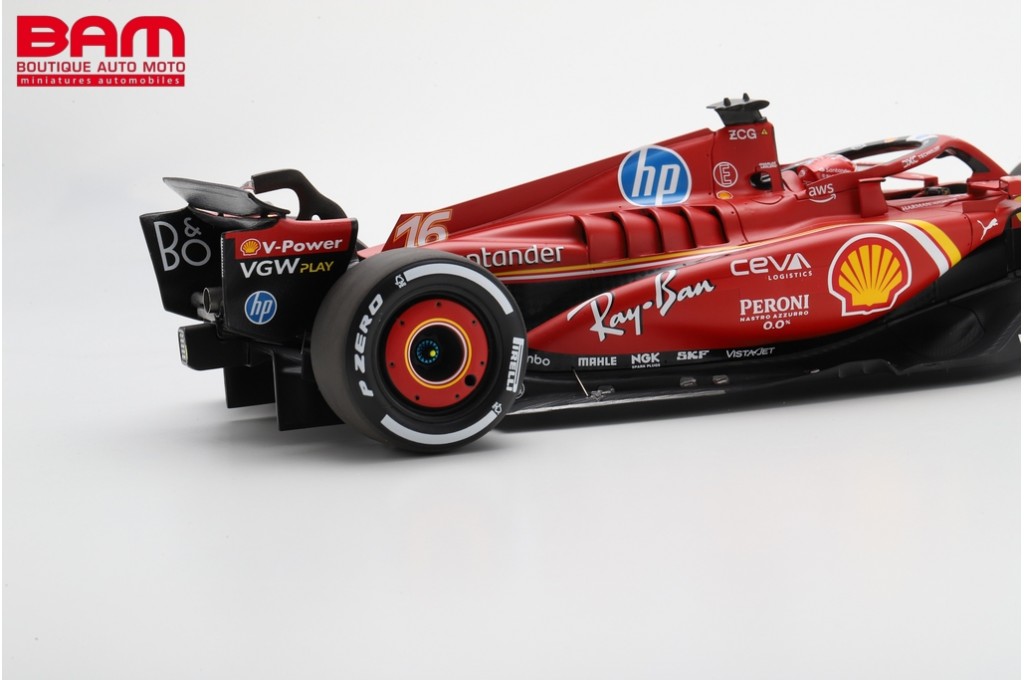 Looksmart 1:43 Modèle Auto Formule 1 Ferrari SF-24 Leclerc