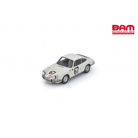 SPARK S9757 PORSCHE 911S N°67 24H Le Mans 1967 P. Boutin - P. Sanson 1/43