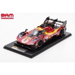 LOOKSMART LS18LM054 FERRARI 499P N°51 FERRARI AF CORSE 3ème 24H Le Mans 2025 A. Pier Guidi - J. Calado - A. Giovinazzi 1/18