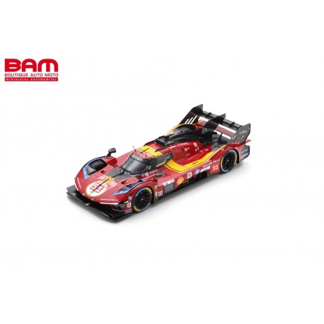 LOOKSMART LS18LM054 FERRARI 499P N°51 FERRARI AF CORSE 3ème 24H Le Mans 2025 A. Pier Guidi - J. Calado - A. Giovinazzi 1/18