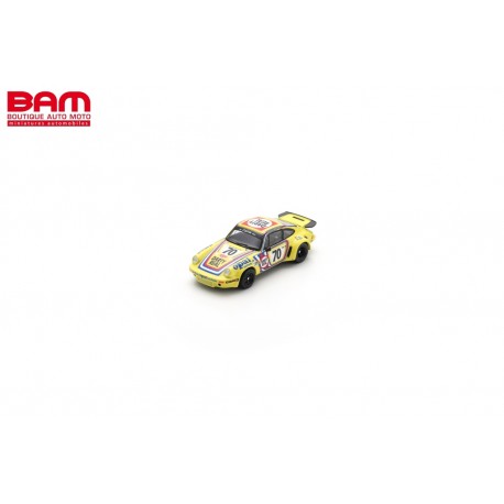 SPARK 64S021 PORSCHE 911 Carrera RSR 3.0 N°70 24H Le Mans 1974 R. Touroul - H. Cachia - D. Rua (911 ex.) 1/64