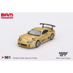 MINI GT MGT00961-R TOYOTA Supra MK4 (A80) GT-300 Top Secret Gold 2023 (1/64)
