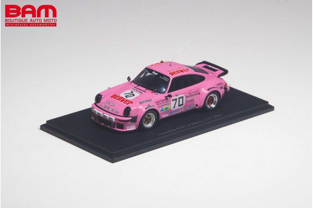 Fly PORSCHE 934 n°65 24H du Mans 1976 - Circuits de Legende