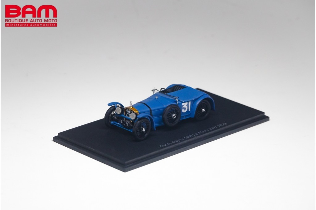 No SPARK Tracta #24 – 24h Du Mans 1929 – GCAM 1/43 édition Limitée