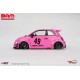 TOP SPEED TS0607 FIAT ABARTH 595 LB-Works x ABAS Works Pink 2024 1/18