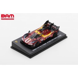 LOOKSMART LS64009LM FERRARI 499P N°51 FERRARI AF CORSE 3ème 24H Le Mans 2025 A. Pier Guidi - J. Calado - A. Giovinazzi 1/64