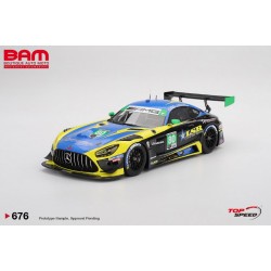 TOP SPEED TS0676 MERCEDES-AMG GT3 EVO N°80 Lone Star Racing IMSA 24H Daytona 2025 1/18