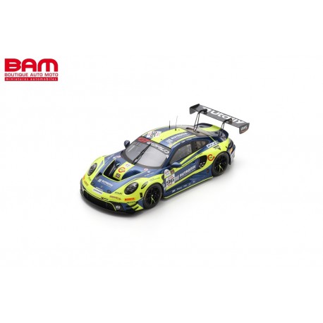 SPARK 18SB081 PORSCHE 911 GT3 R (992) N°96 Rutronik Racing 2ème 24H Spa 2025 (300ex.) 1/18