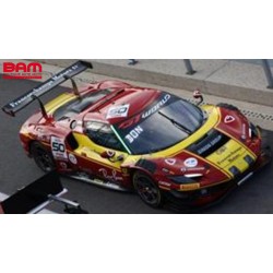 LOOKSMART LSRC207 FERRARI 296 GT3 N°50 AF Corse - Francorchamps Motors 4ème 24H Spa 2025 E. Donno - A. Fuoco - A. Leclerc 1/43