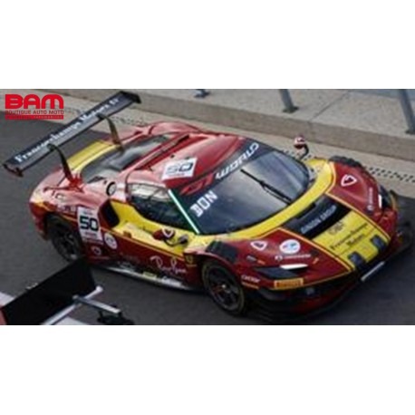 LOOKSMART LSRC207 FERRARI 296 GT3 N°50 AF Corse - Francorchamps Motors 4ème 24H Spa 2025 E. Donno - A. Fuoco - A. Leclerc 1/43