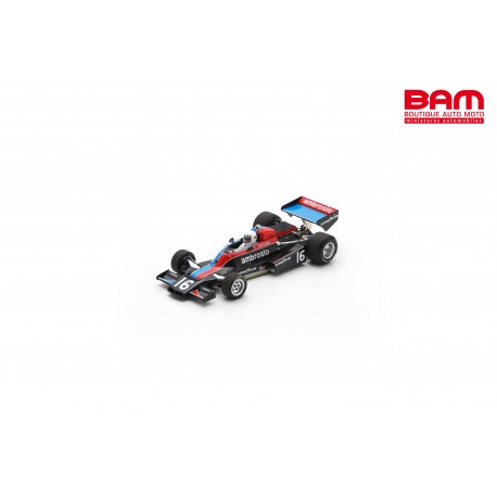 SPARK S3913 SHADOW DN8 N°16 GP Brésil 1977 Tom Pryce 1/43