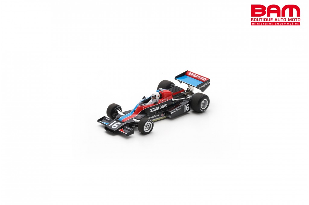 Miniature F1 1/43 Spark – Shadow DN3 N°16 – Brazil GP 1974 – Revson – Édition Limitée