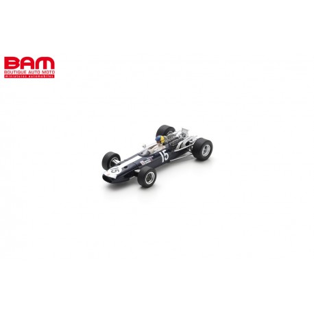 SPARK S5698 BRM P261 V12 N°15 6ème Gold Cup 1968 David Hobbs 1/43